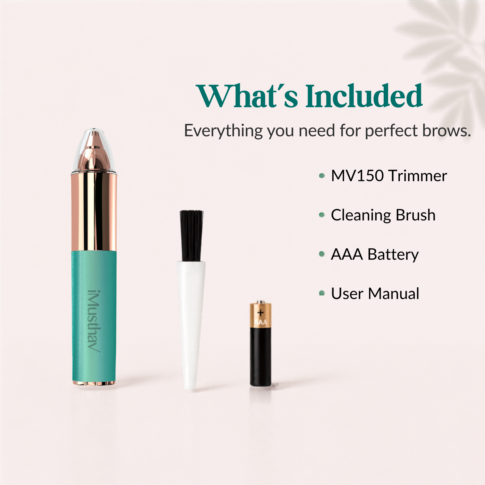 iMusthav Mini Eyebrow Hair Trimmer for Women MV150