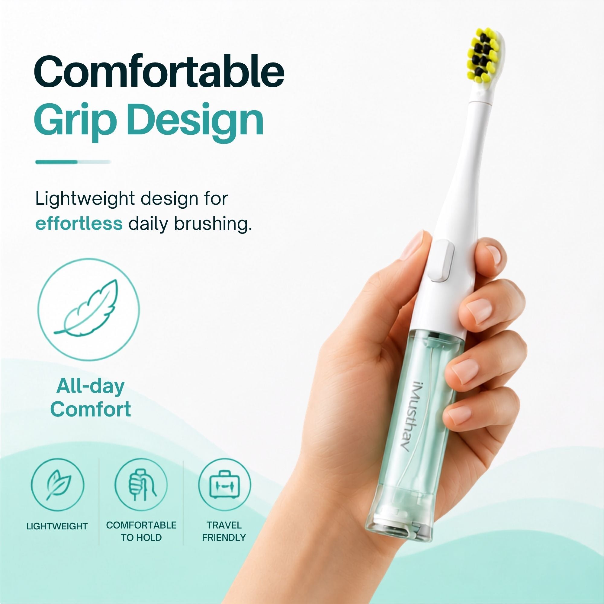 iMusthav SonicPump Electric Toothbrush with Mouthwash