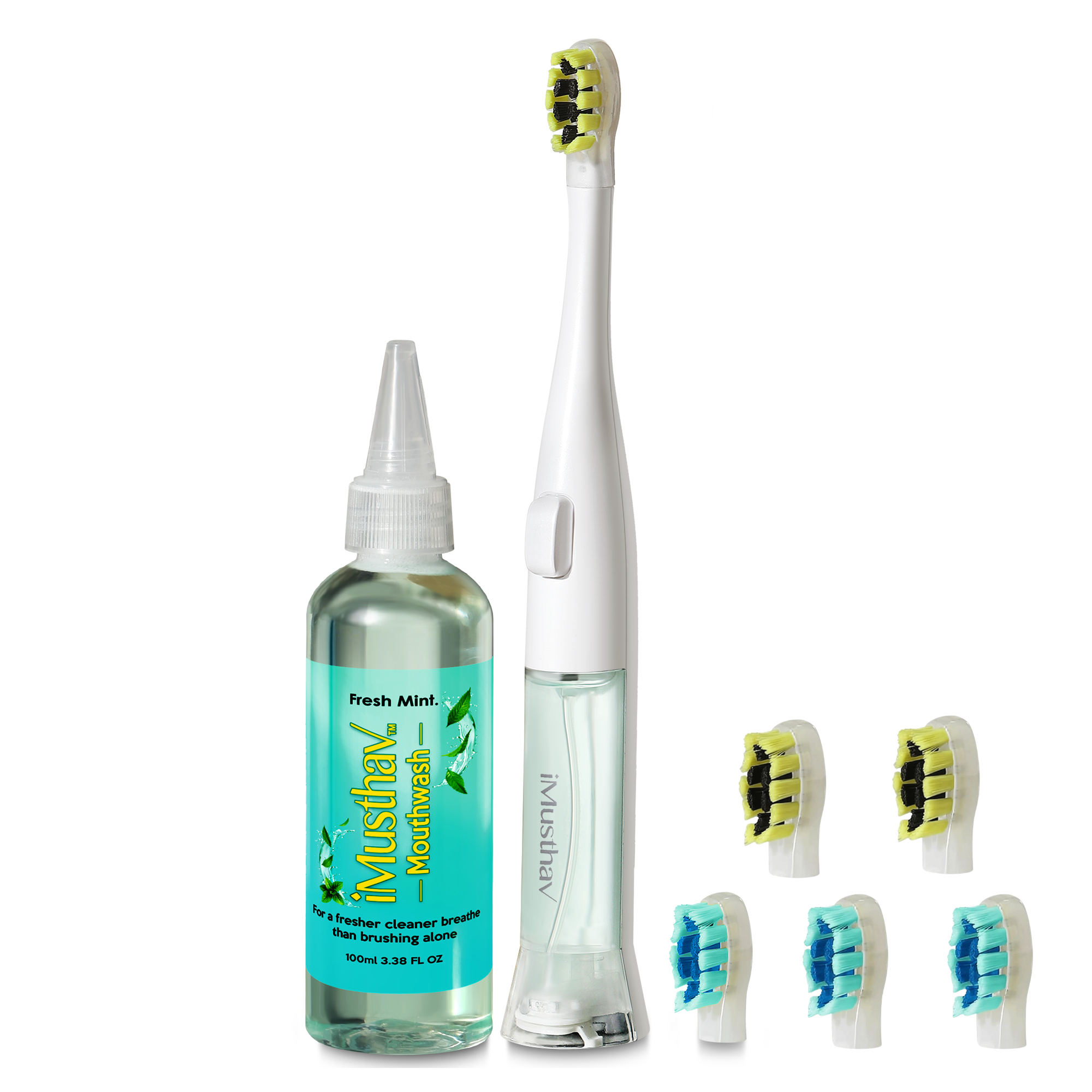 iMusthav SonicPump Electric Toothbrush with Mouthwash