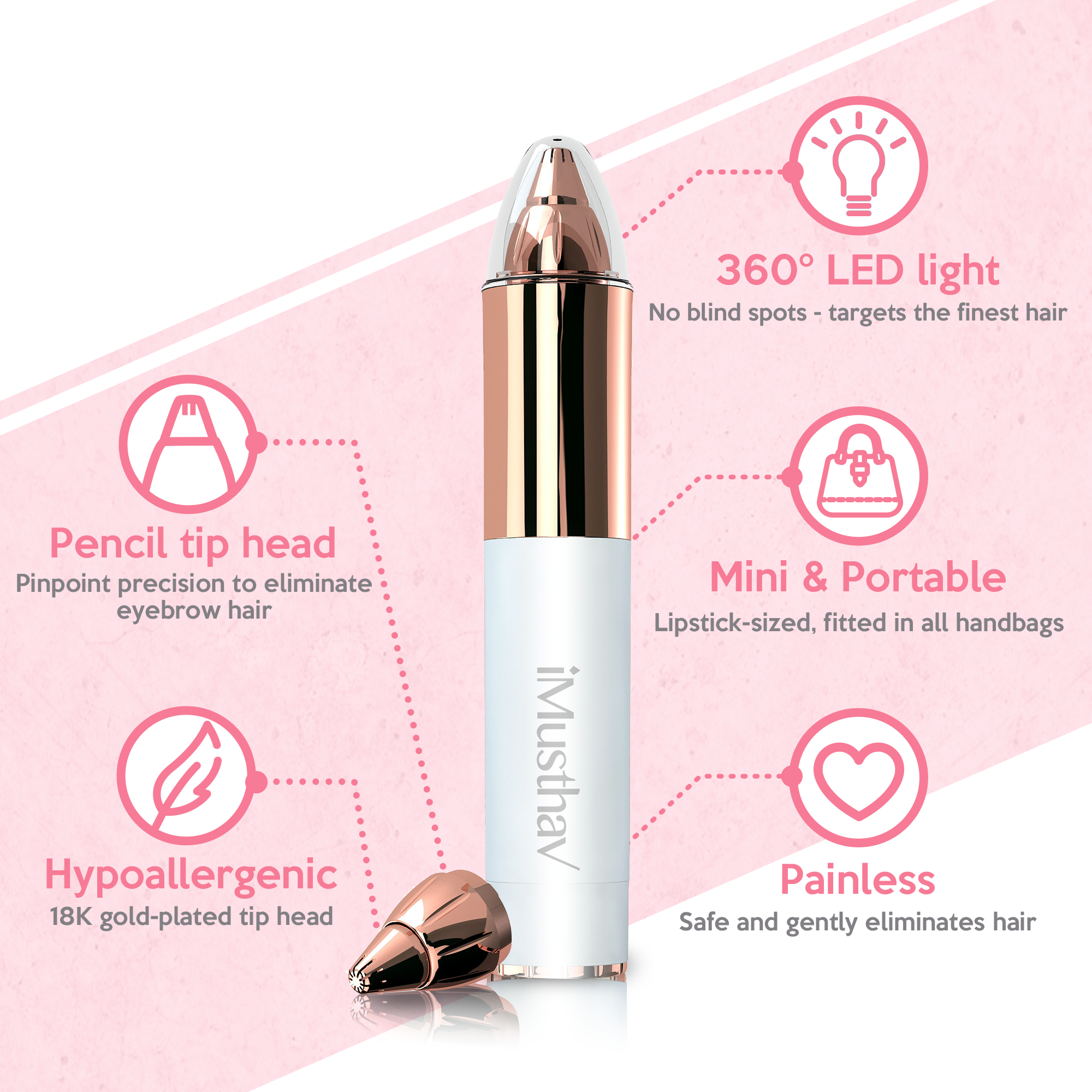 Mini EyeBrow Remover (MV100)