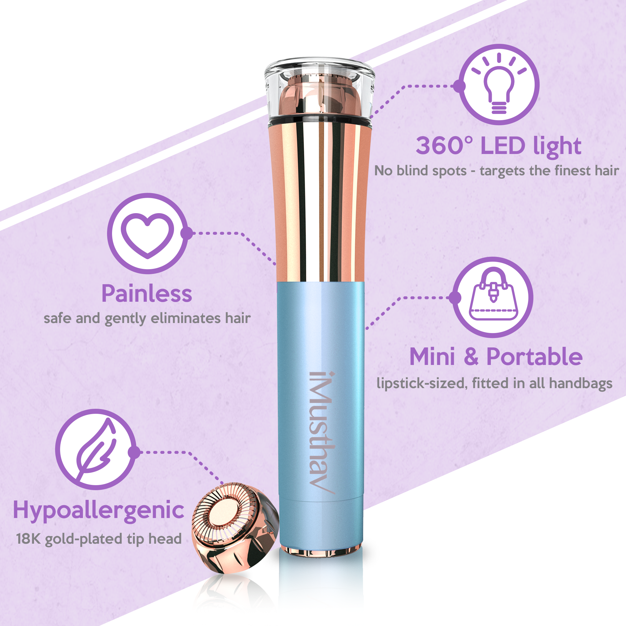 Mini Facial Hair Remover (MV200)