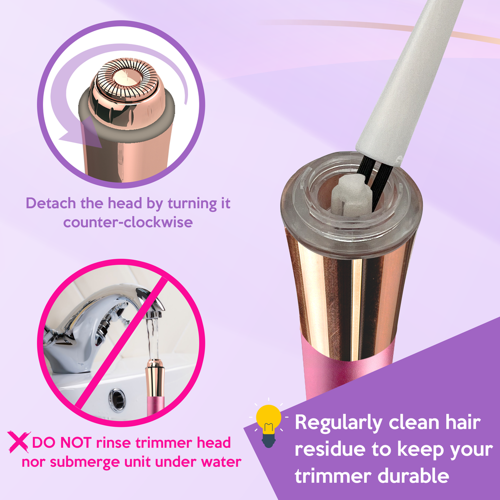Women’s Portable 16mm Facial Hair Remover(MV250)