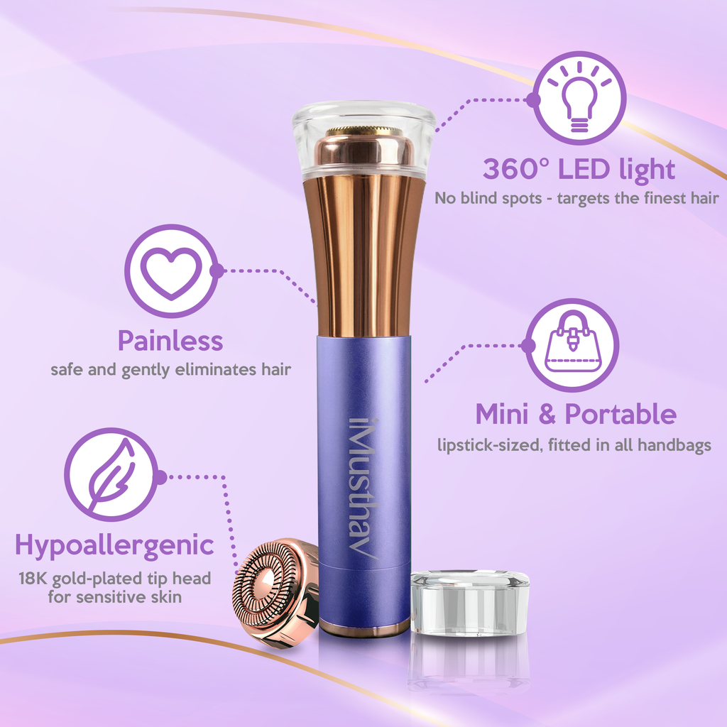 Women’s Portable 16mm Facial Hair Remover(MV250)