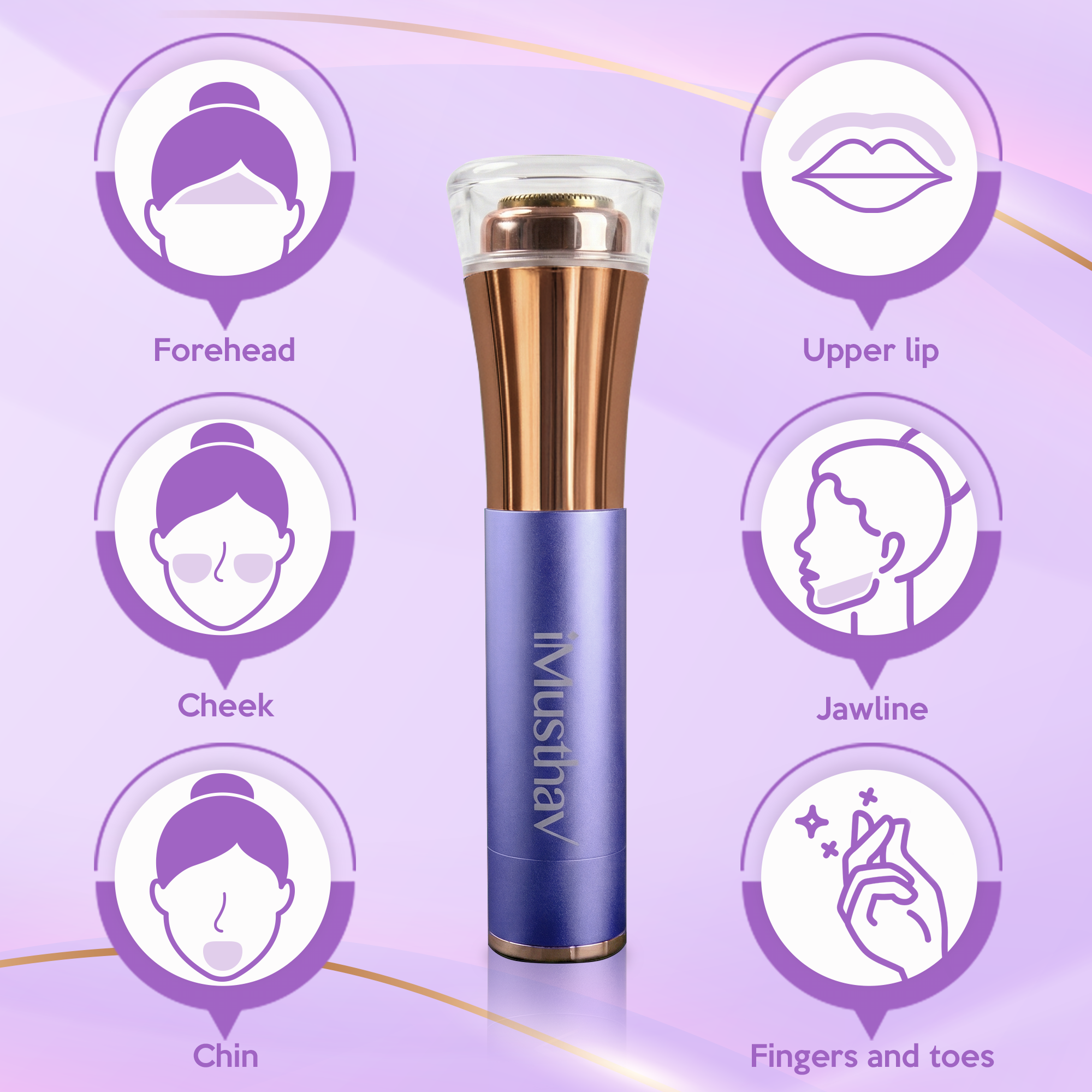 Women’s Portable 16mm Facial Hair Remover(MV250)