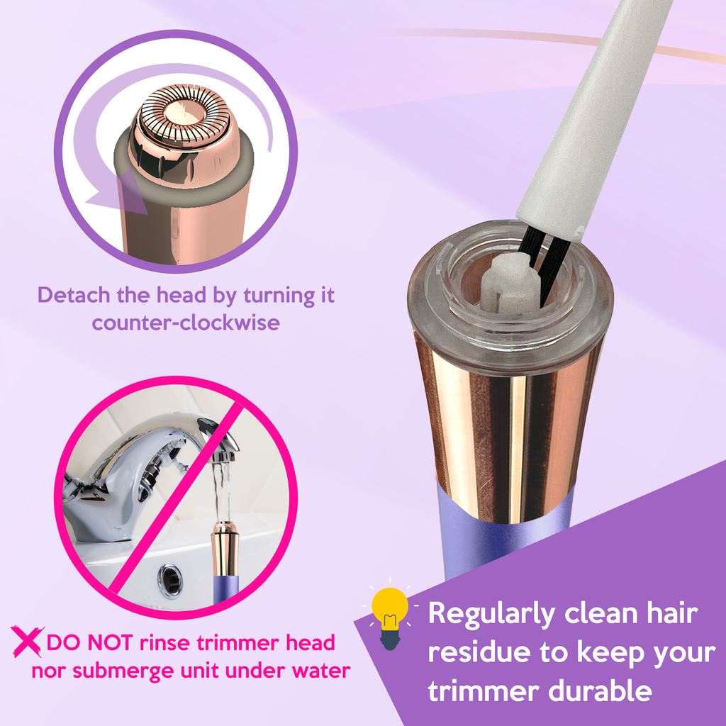Women’s Portable 16mm Facial Hair Remover(MV250)