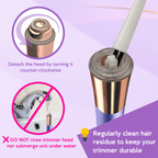 Women’s Portable 16mm Facial Hair Remover(MV250)