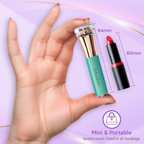 iMusthav Facial Hair Remover for Women – Painless 16mm Dual Ring Floating Head Blade, Portable, Electric Razor & Epilator for Flawless Face, Lips & Chin – with 18K Gold-Plated Head, 360° LED Light