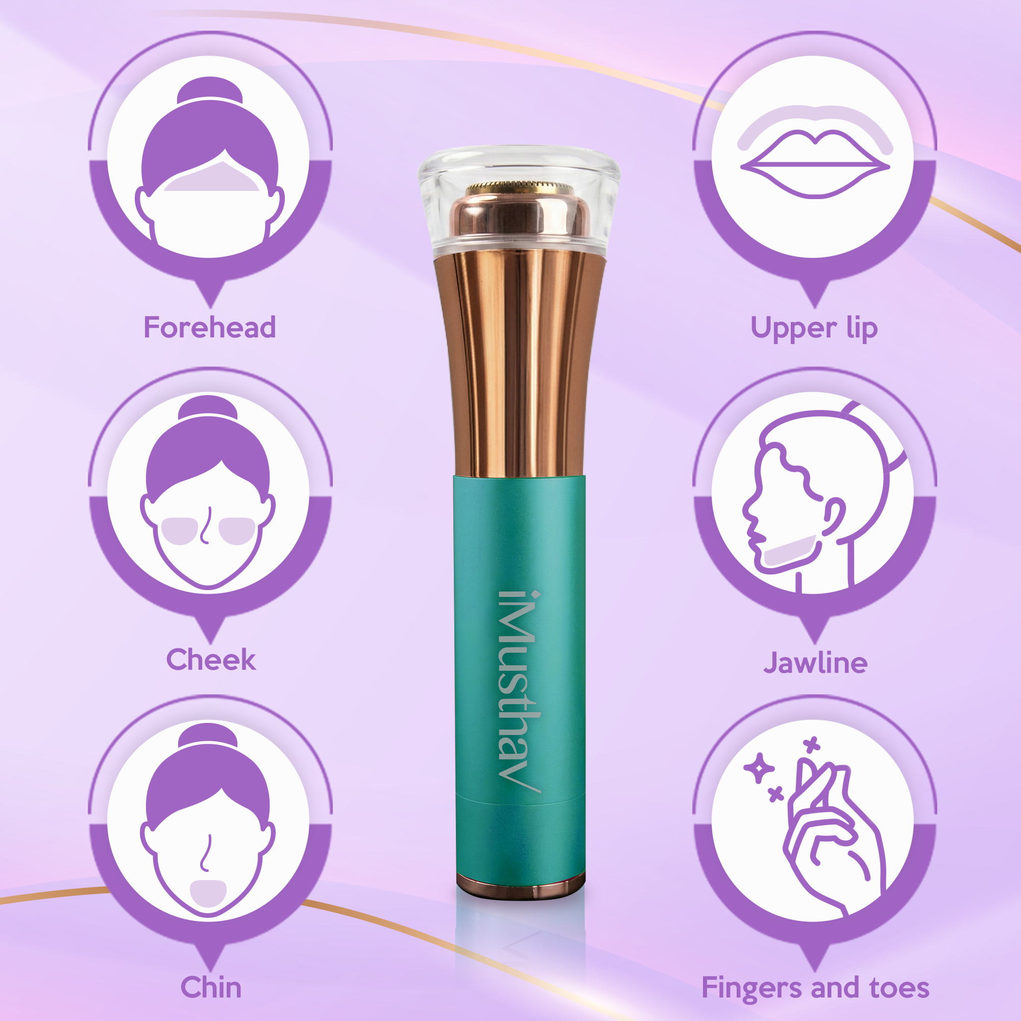 Women’s Portable 16mm Facial Hair Remover(MV250)