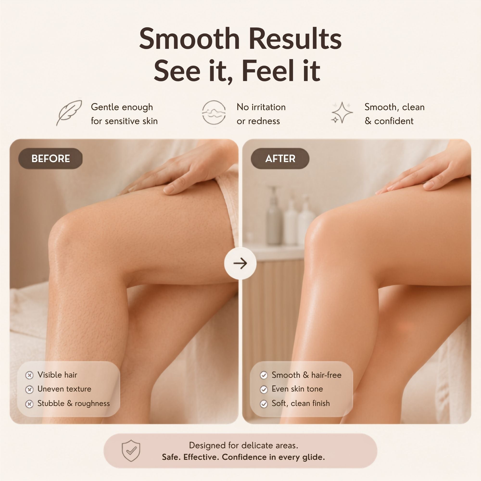 iMusthav Bikini & Body Hair Removal Kit with Dermaplane MV520