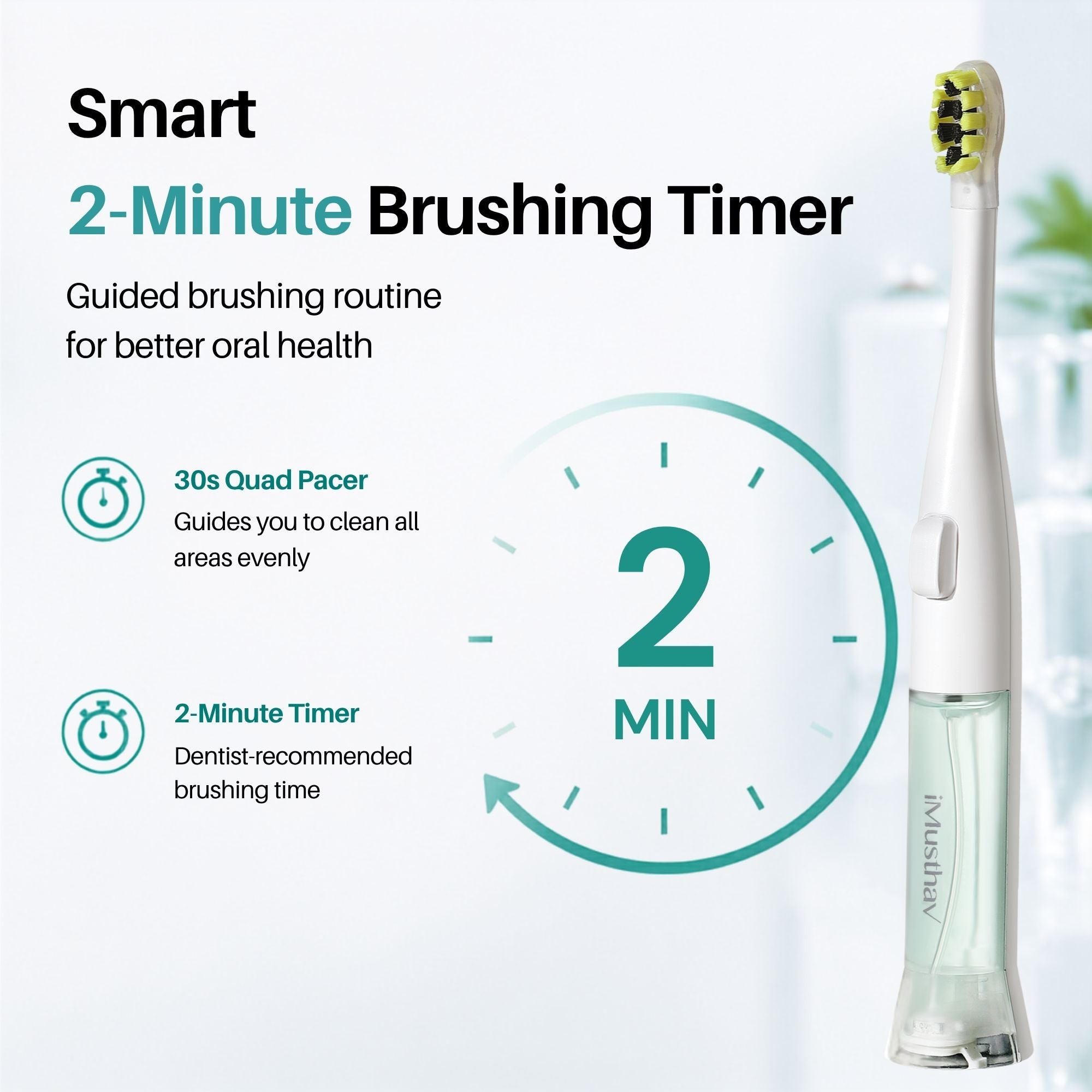 iMusthav SonicPump Electric Toothbrush with Mouthwash