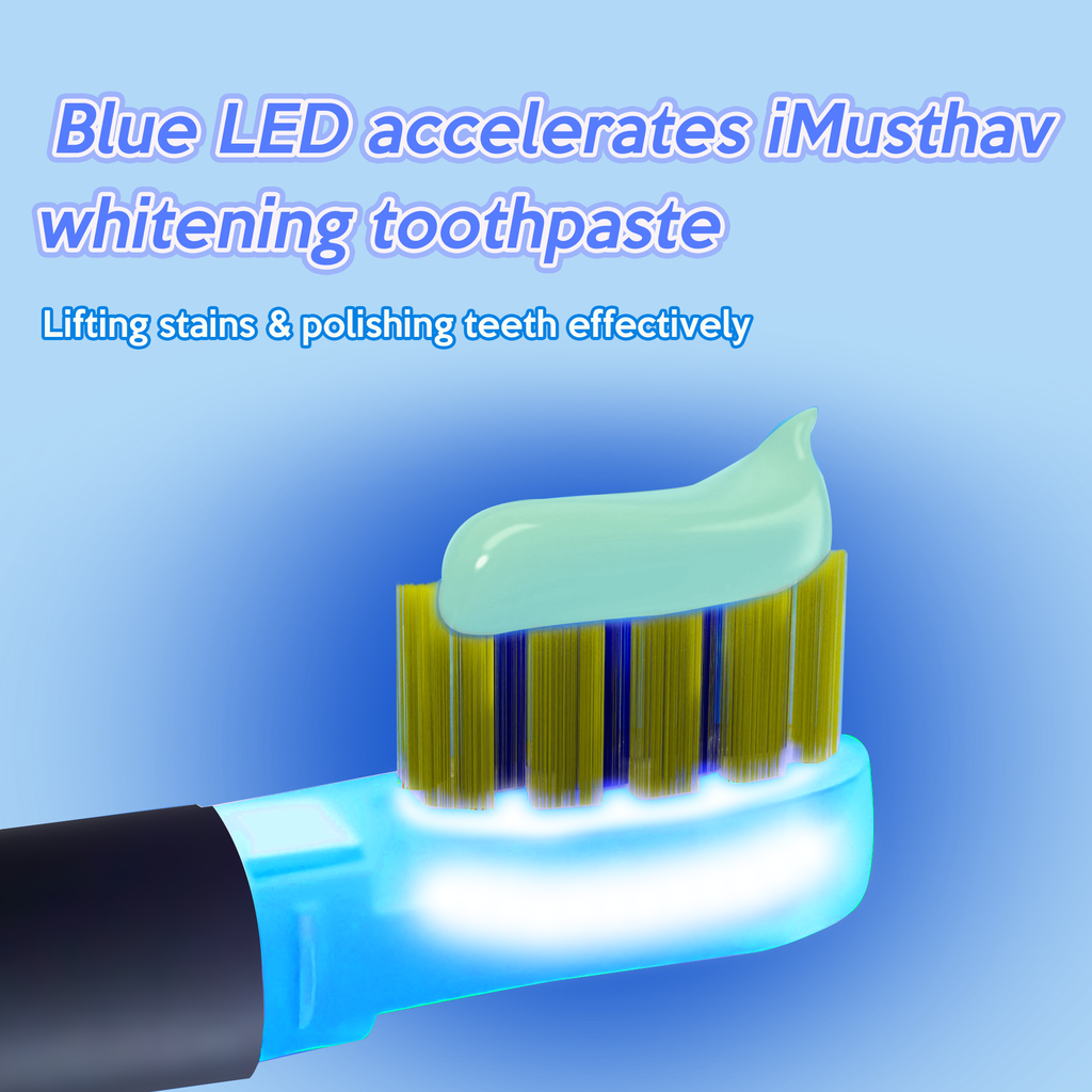 TravelSonic Foldable Travel Electric Toothbrush with Whitening LED