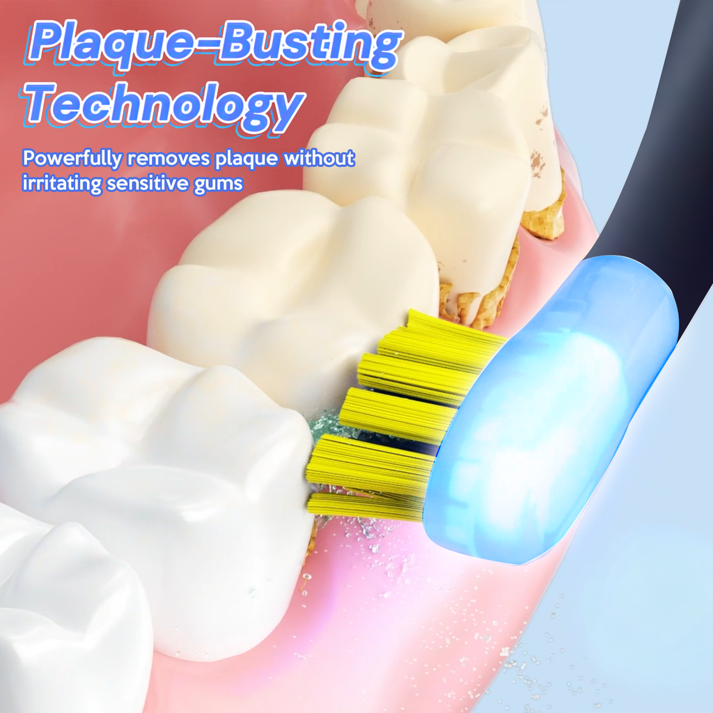 TravelSonic Foldable Travel Electric Toothbrush with Whitening LED