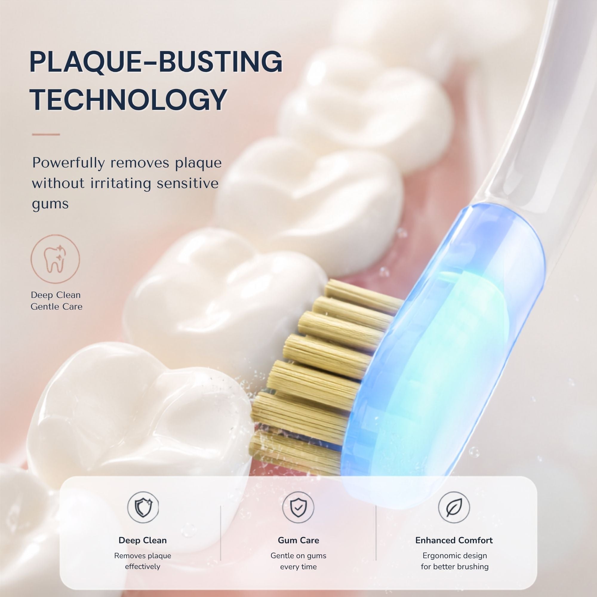 iMusthav TravelSonicUVC Foldable Electric Toothbrush with UVC Sterilization & Whitening LED
