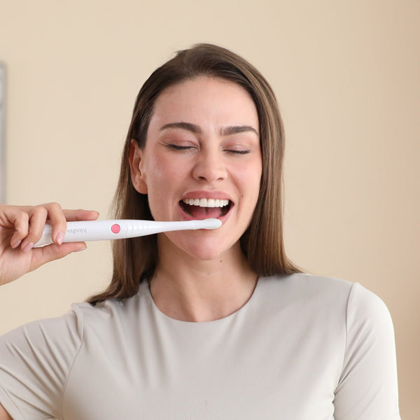 Step 4: Brush gently