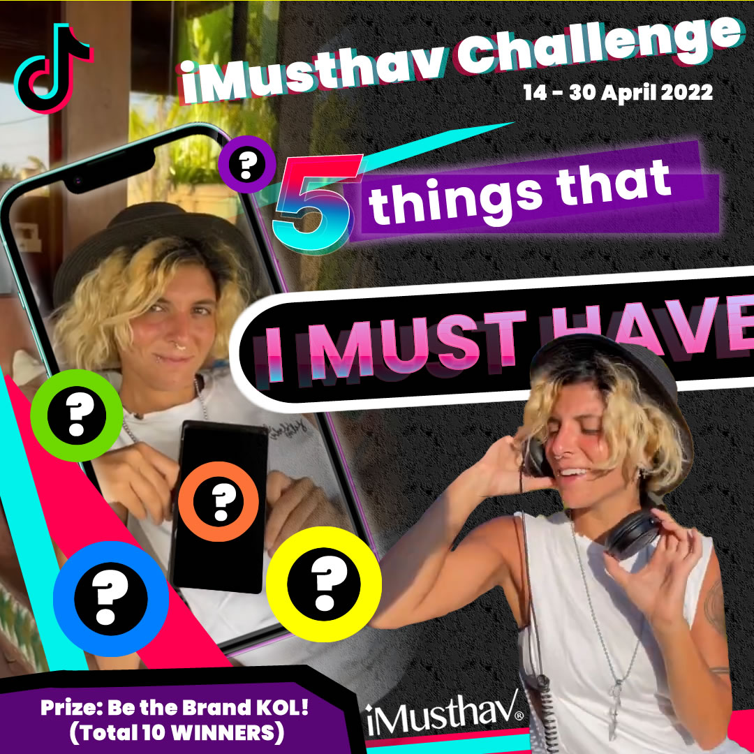 Tik Tok Challenge – 5 things that I Must Have