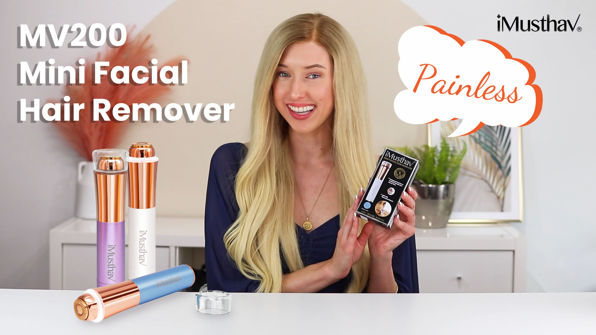 iMusthav® Mini Facial Hair Remover MV200 | REVIEW & DEMO | Janna Niki