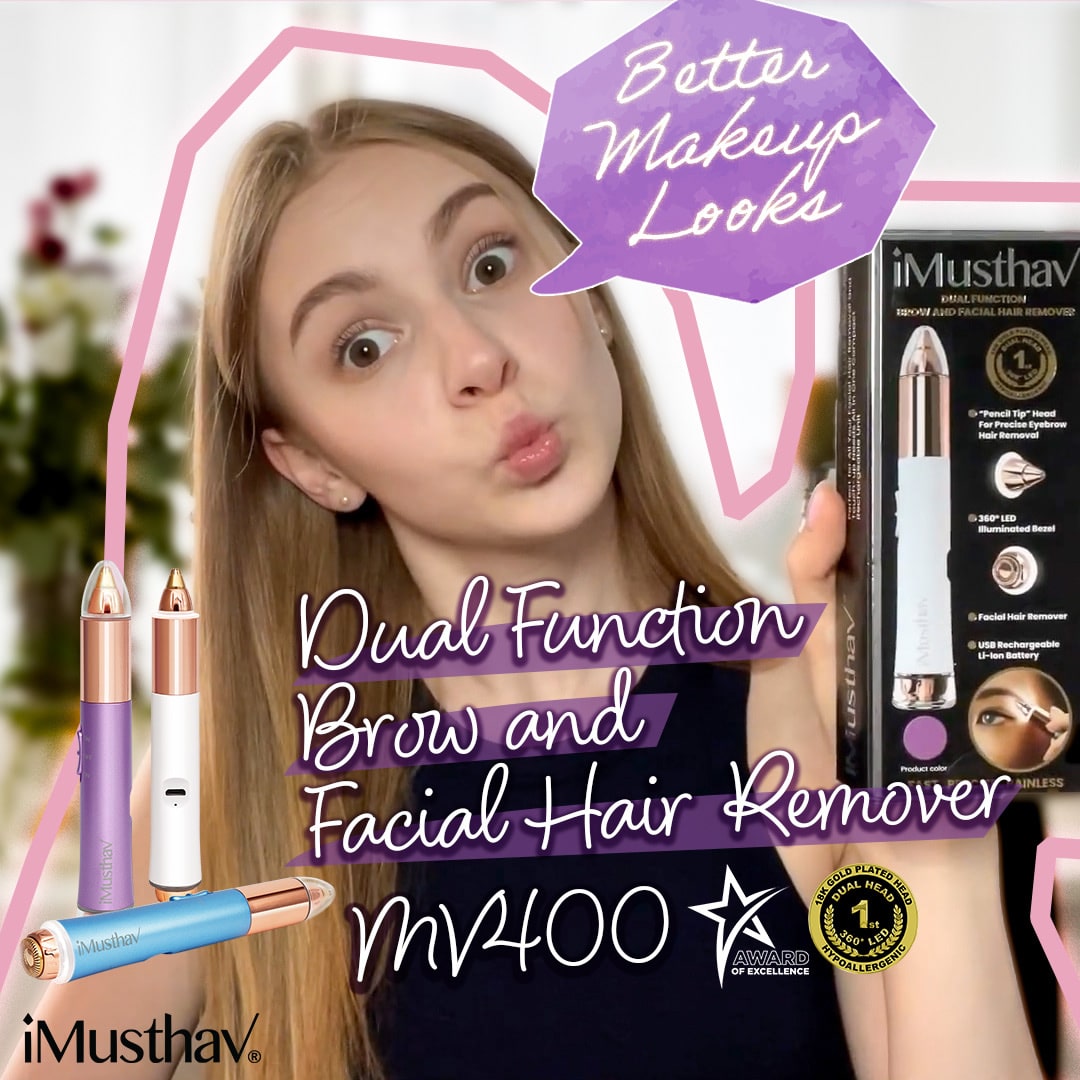 You are currently viewing iMusthav® Dual Function Brow and Facial Hair Remover MV400 | REVIEW & DEMO | Olesya Smyatskaya | Ukrainian with English Subtitle